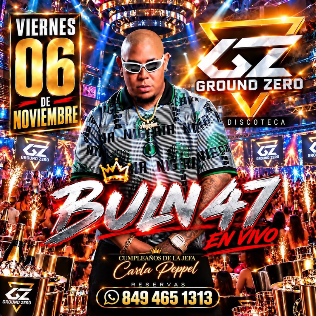 Afiche de Bulin 47 en vivo en Ground Zero Discoteca | 06-11-2026